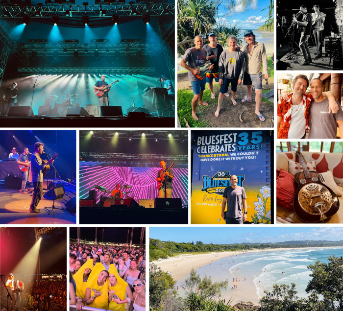 End of Tour Wrapup at Byron Bay Bluesfest